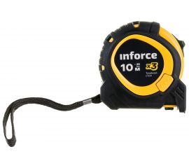 Рулетка Inforce с тройным стопом, 10х25 06-11-78 