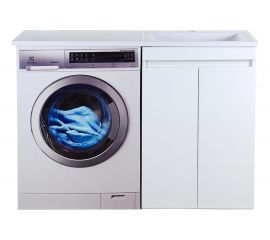 Напольная прямая тумба Misty Фостер - 55 под стиральную машину Э-Фос01055-01Пр 