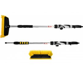 Щетка для мытья PSV XST17 S PREMIUM с насадкой пеногенератор и краном, телескопическая 97-160 см 130628 