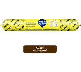 Всепогодный герметик Vetonit flex All climate на основе MS-полимера, коричневый, 600 мл 1024133 