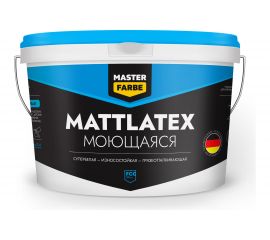 Водно-дисперсионная краска MASTER FARBE Mattlatex (износостойкая; грязеотталкивающая; 14 кг) 4631159427446 