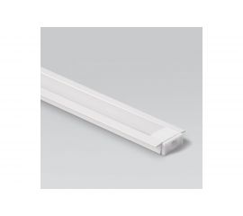 Встраиваемый профиль Elektrostandard LL-2-ALP007 алюминиевый, белый/белый для LED ленты (под ленту до 11mm) a053624 
