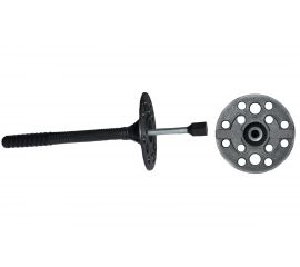 Дюбель для теплоизоляции с оц.гвоздем и термоголовкой INTERFIX 10х220, 200 шт 28985 