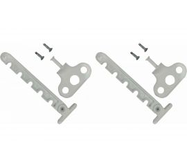 Оконный ограничитель для ПВХ Левша белый, 5-позицион., 2 шт. У1-56602.Б 