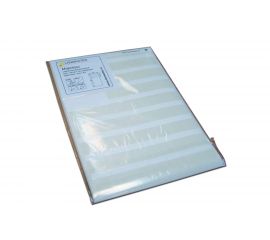 Самоламинирующийся маркер, л. А4, 50х25x85 диам. 19 мм 12 шт/л LANMASTER LAN-MCL-50x25x19 