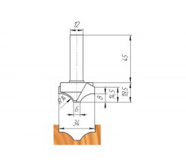 Фреза ФК 0528 МебельДрев 4627198885699 