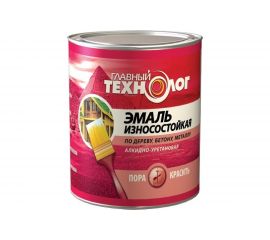 Износостойкая эмаль НОВБЫТХИМ белая 2,1 л 1/6 НБХ 45306 