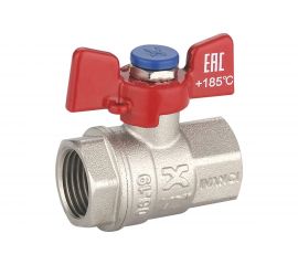 Шаровой кран IVANCI Superior ручка-бабочка, внутренняя-внутренняя резьба 3/4" IVC.100217.N.04 