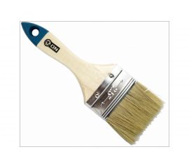 Кисть ON малярная плоская "Евро" нат. щетина 2,5" 63мм дер.ручка 02-01-225 