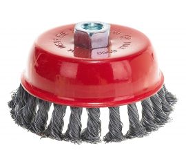Щетка металлическая крученая чашка (125 мм; М14) для УШМ ON 20-04-125 