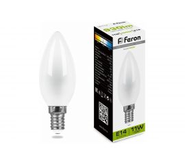 Светодиодная лампа FERON 11W 230V E14 4000K матовая, LB-713 38007 