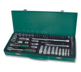 Набор стандартных и глубоких торцевых головок 1/4 и 3/8DR 4-24 мм Jonnesway S04H3157S 