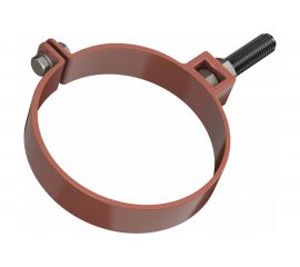 Универсальный хомут трубы Технониколь (ПВХ; длина 140 мм; красный; 1 шт) TN425865 