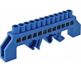 Шина TDM N нулевая, в изоляторе, на DIN-рейку, 8x12мм, 12 групп, SQ 0801-0079 