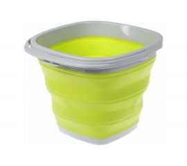 Складное ведро BRADEX квадратное, 10л, зеленое TD 0557 