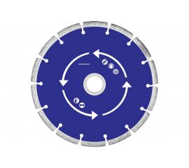 Диск алмазный отрезной сегментный (125х22.2 мм) MOS 37212М 