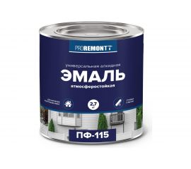 Эмаль PROREMONTT ПФ-115 белая, матовая, 2.7 кг Лк-00009804 