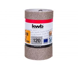 Бумага шлифовальная в рулоне kwb 5 м, 115 мм, К120 847842 