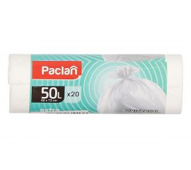 Мешки для мусора белые EXTRA (20 шт; 60х72 см; 50 л; ПНД) Paclan 42216358 