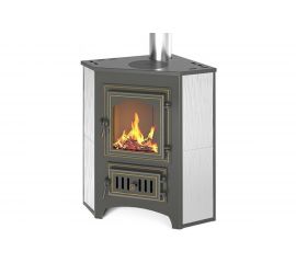 Печь-Камин Везувий ПК-01 220 угловой беж. 9 кВт 150 м3 115мм А-324027 