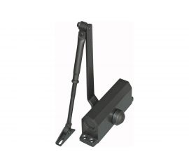 Дверной доводчик DORF 80 кг, черный RAL 9005 matt L8223_black 