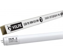 Светодиодная лампа Volpe LED-T8-18W/DW/G13/FR/FIX/N, матовый рассеиватель. UL-00001457 