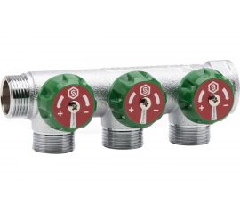 Регулирующий коллектор STOUT 3/4, 3 отвода 3/4ЕК SMB-6850-343403 RG008UJF3RLQ1E 