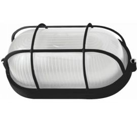 Влагозащищенный светильник Navigator 94 808 NBL-O2-60-E27/BL НПБ 1402 черный овал с решеткой 60Вт IP54 4607136948082 51049 