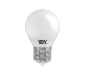 Лампа IEK LED, G45, шар, 9вт, 230В, 3000К, E27 LLE-G45-9-230-30-E27 