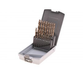 Набор сверл по металлу (19 шт; 1-10 мм; HSSE-Co5) Ruko 215214RO 