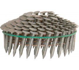 Кровельный барабанный гвоздь FOXWELD AERO c кольцевой накаткой 3,1 х 25 мм, лента 120 шт /C45/ 6774 