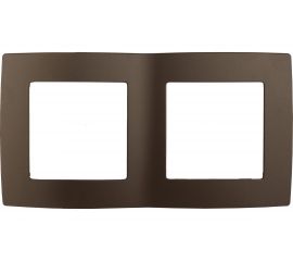 Рамка ЭРА 12-5002-13 на 2 поста, бронза Б0019371 