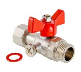 Шаровой кран для подключения манометра VALTEC 1/2нар -1/2вн. VT.806.N.0404 