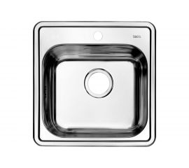 Мойка IDDIS Strit S, нерж. сталь, шелк, 485*485, ID STR48S0i77 