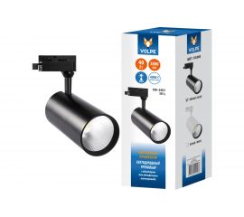 Трековый светодиодный светильник-прожектор Volpe ULB-Q276 40W/4000К BLACK UL-00005947 