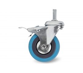 Колесо аппаратное поворотное с болтом и тормозом SCtgb 25 50 мм TOR 1003628 