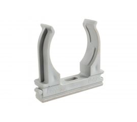 Держатель-клипса для труб Экопласт CF40G D40 мм, 10 шт 41740-10 