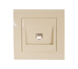 Компьютерная розетка, слоновая кость UNIVersal Бриллиант 7948820 