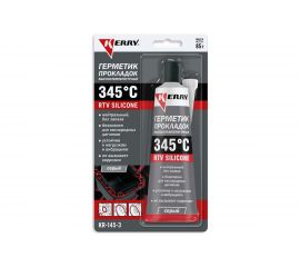 Герметик прокладок высокотемпературный нейтральный серый KERRY RTV SILICONE KR-145-3 