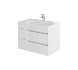 Подвесная тумба с раковиной ИТАНА Александра 75 742х445х551 24587 