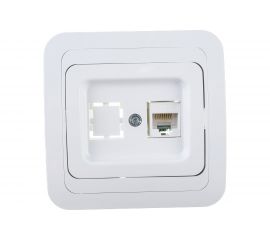 Компьютерная розетка, белая Makel 5Е Mimoza 12035 