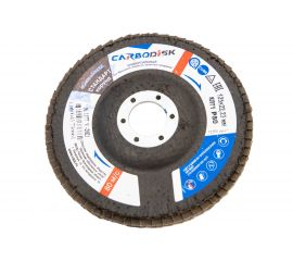 Круг лепестковый торцевой (125х22.23 мм; P80; корунд) CARBODISK Н0160442 