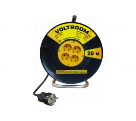 Удлинитель на пластиковой катушке Voltroom ПВС 2*0,75-20 10А, 220В 