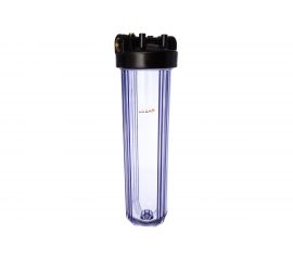 Прозрачный корпус АКВА ПРО 20ВВ ХВС 1" ключ и скоба MY-H20ТB01 426 