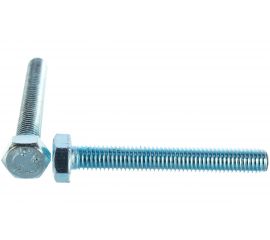 Болт Tech-Krep DIN933 с шестигранной головкой, оцинкованный М8х60 6 шт - пакет 102973 