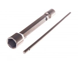 Свечной трубчатый ключ SKYWAY кованный, усиленный, 16мм*21мм S04301005 