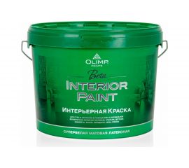 Краска экологичная для стен и потолков OLIMP БЕТА 10 л 9957 
