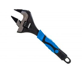 Разводной ключ СОЮЗ 200мм, зев 38мм, СУПЕРТОНКИЕ ГУБКИ, обрезиненная рукоятка, 1045-30-200С 