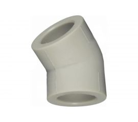 Угольник VALFEX PP-R серый, 25 мм, 45 градусов 10107025Г 127-0466 