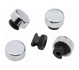 Зеркалодержатель Локри хром, пластик-металл, d 20 мм, 4 шт. ЗПМ20 